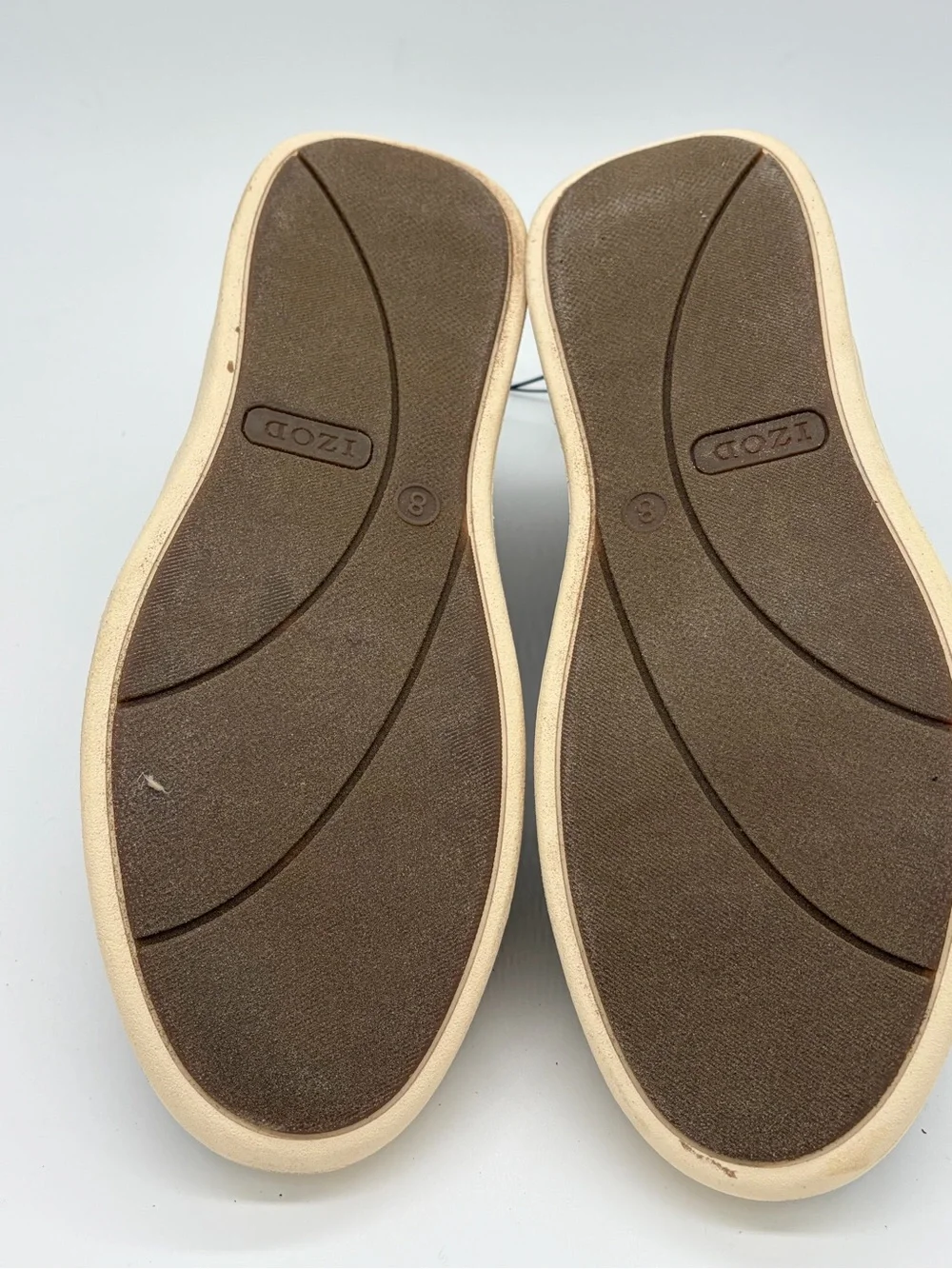 Izod Brown Chukka Boots with Cream Sole